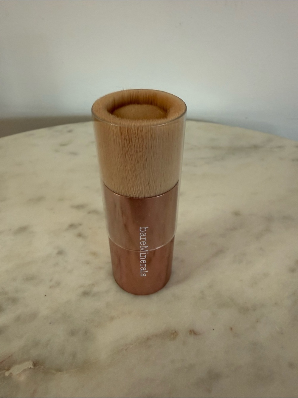 BareMinerals Rose Gold BEAUTIFUL FINISH foundation Brush Full Size NEW NWOB